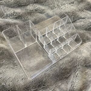 Clear acrylic makeup organizer